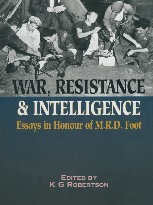 Title details for War Resistance & Intelligence by K. G. Robertson - Available